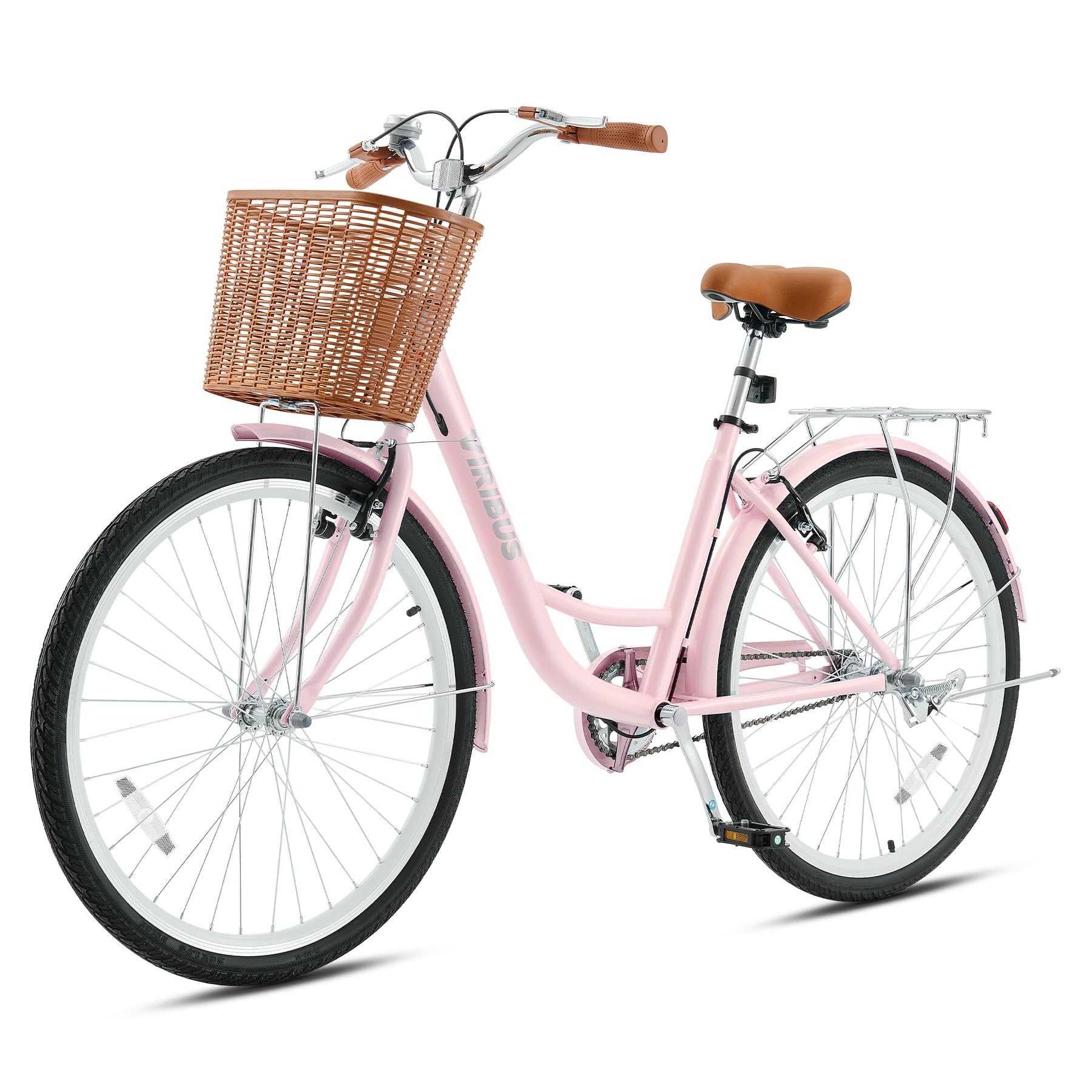 Amazon.com : VIRIBUS Beach Cruiser Bike for Women, 1 Speed Womens